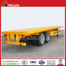 Double Axles 40ft Flatbed Container Semi Trailer